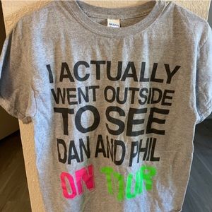 dan and phil tour shirt